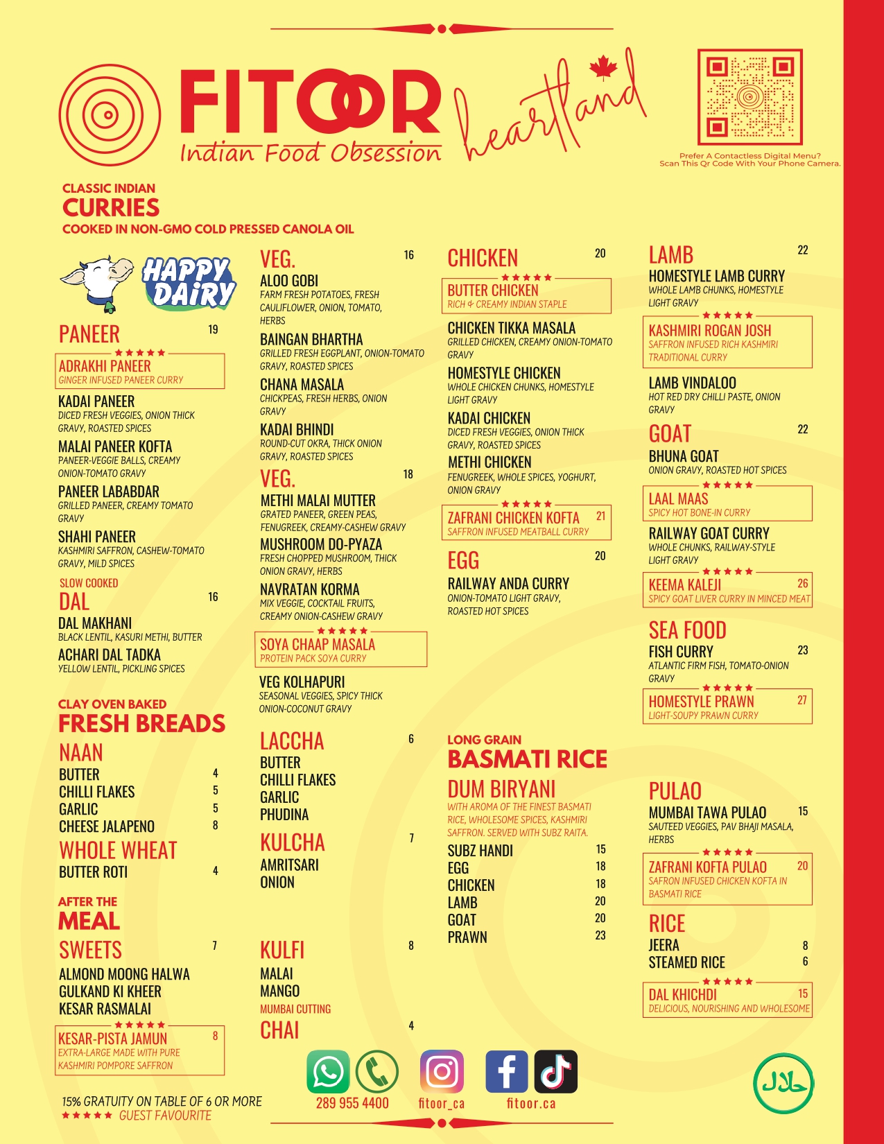 indian food delivery mississauga Menu Page 2